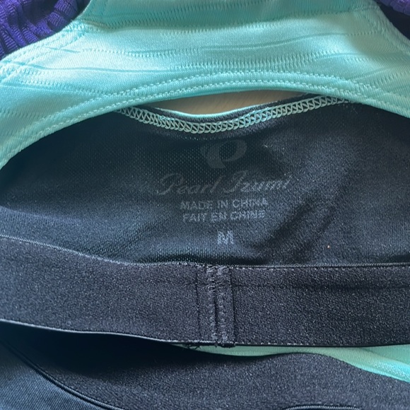 PEARL IZUMI WOMENS INFINITY WORKOUT TANK GREEN PURPLE SIZE M CYCLING RUNNING GYM - Picture 4 of 8